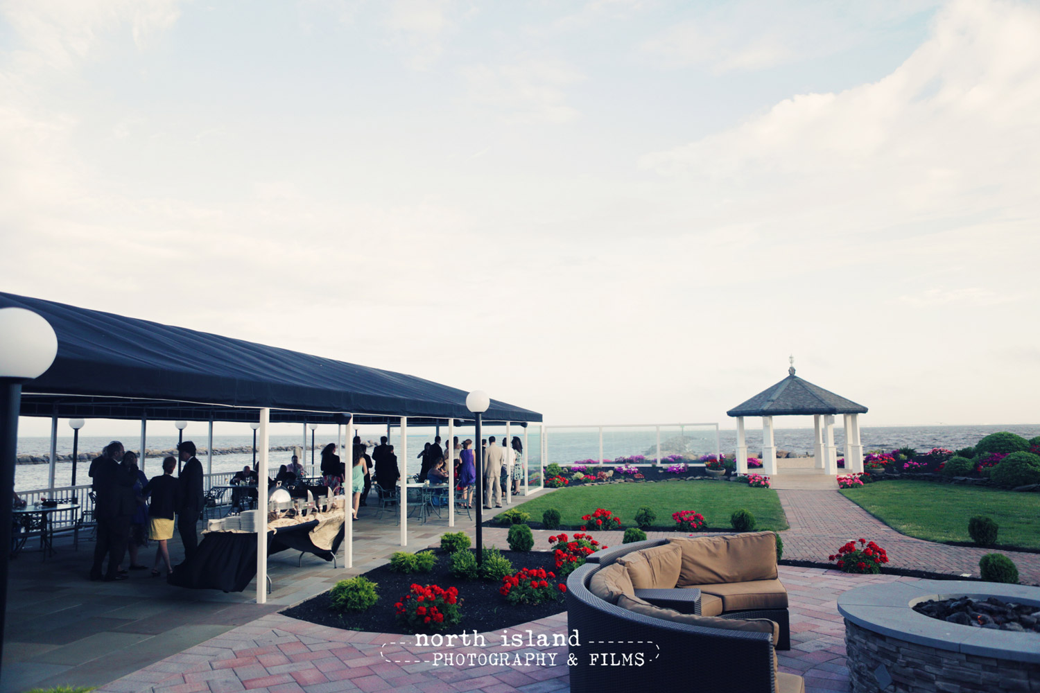 Photo: Beachfront Patio Wedding