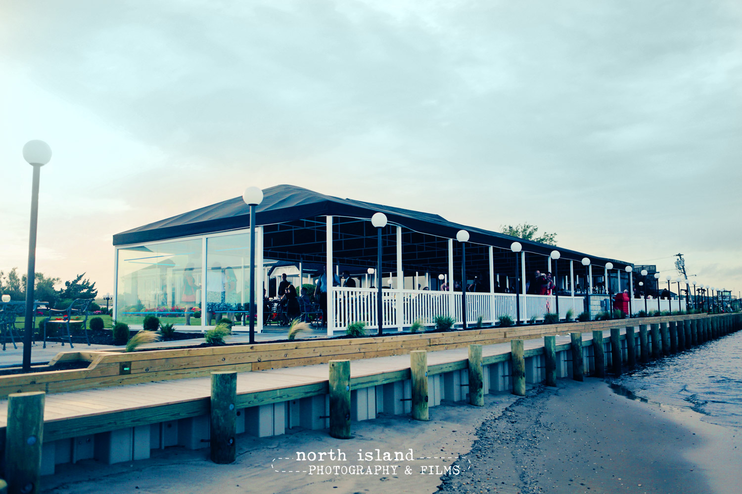 Photo: Beachfront Patio Wedding